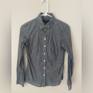 Banana Republic Non-Iron Fitted Shirt Size 0
